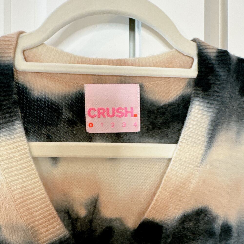 CRUSH Cashmere Tie Dye Malibu Jumper in Black Nectar | 2 - Picture 8 of 12